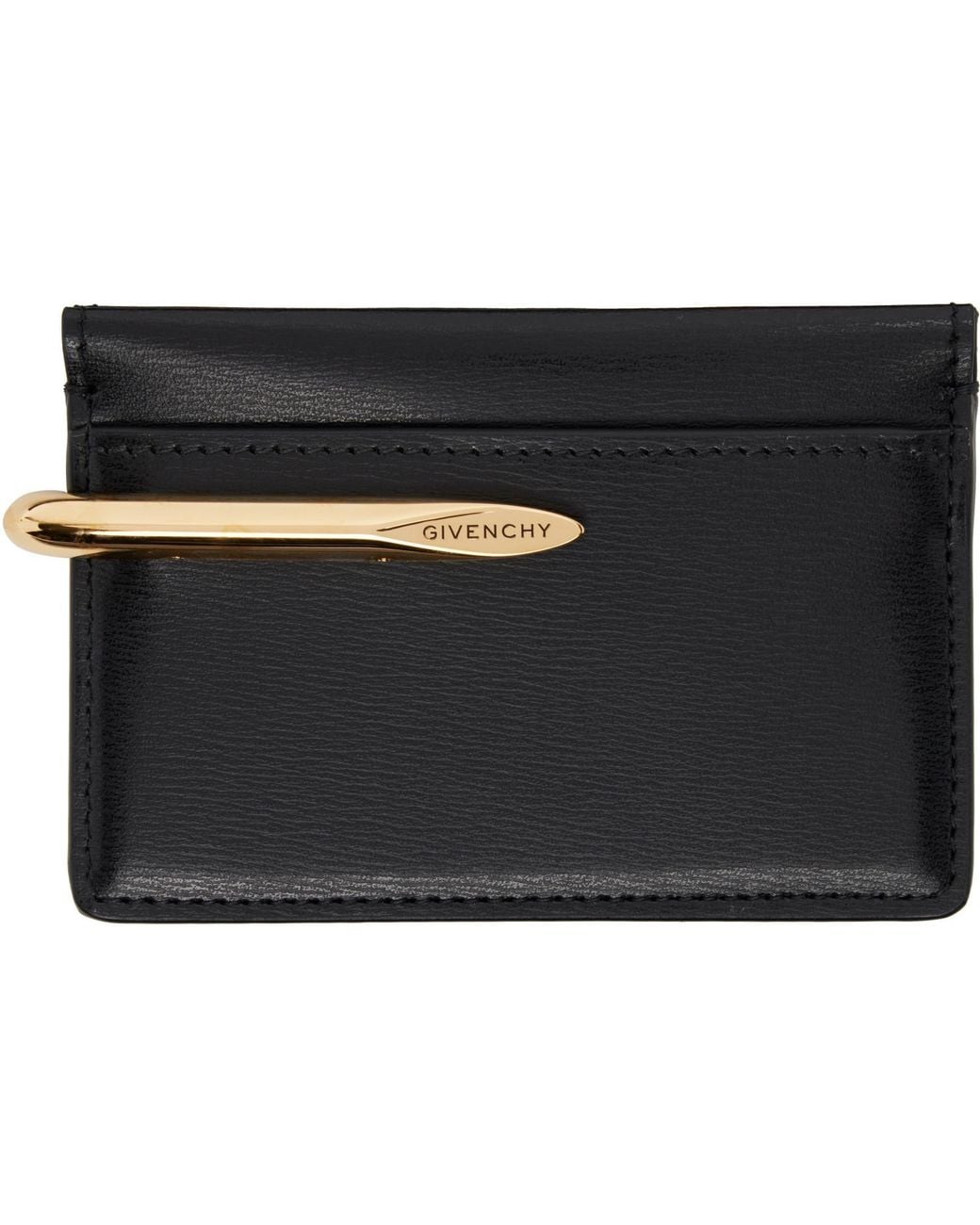 Givenchy Black Pinch Card Holder