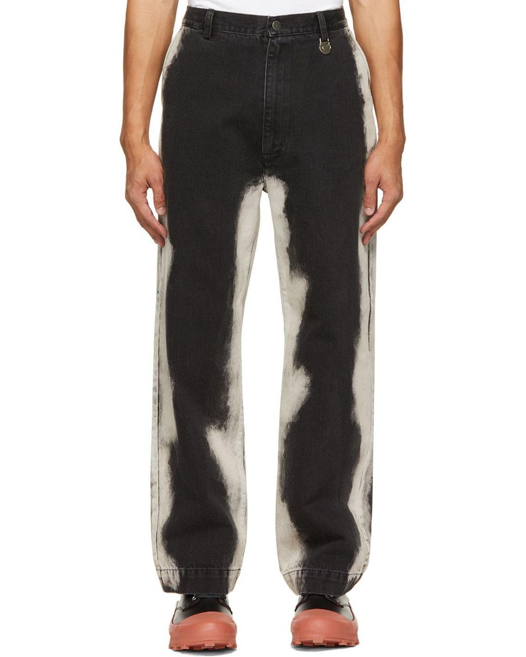 XANDER ZHOU Black Wide Denim Pants ザンダーゾウ デニム namacheko 
