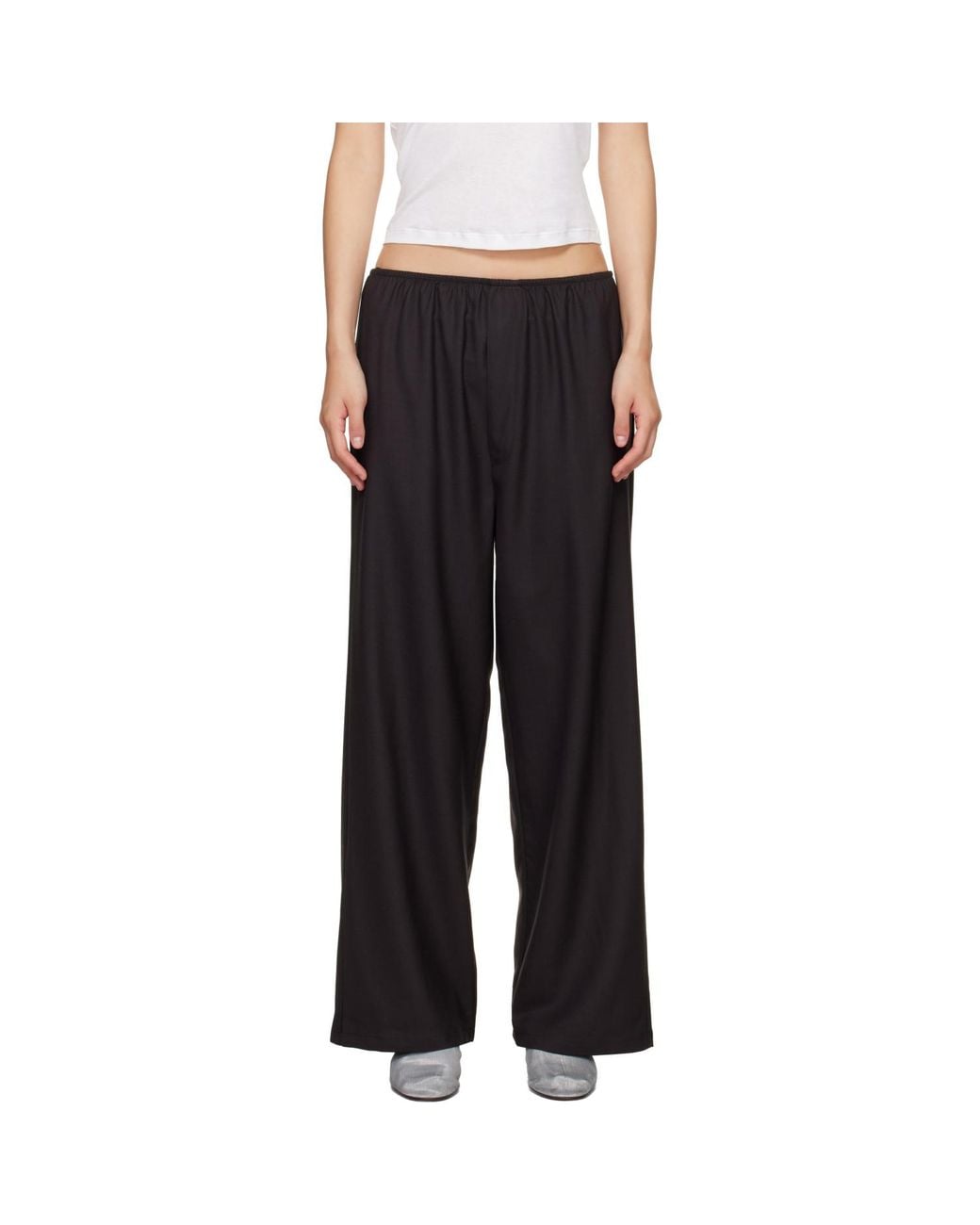 Baserange Black Stoa Lounge Pants