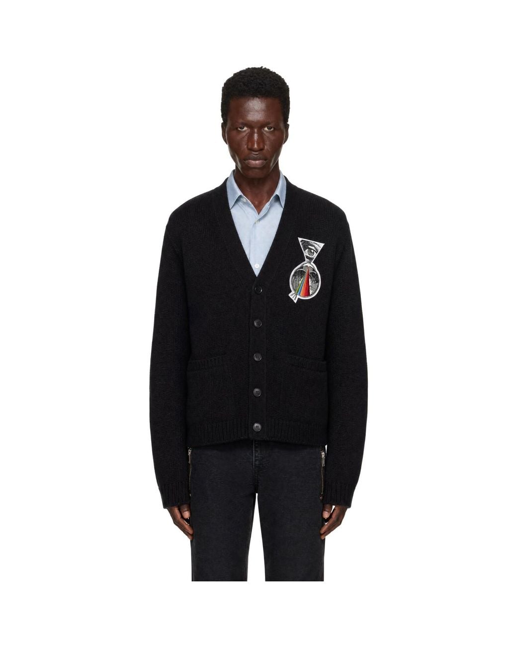 Undercover Black Up2F9901 Cardigan for men