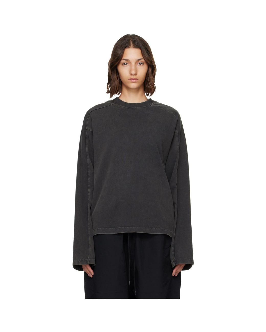 Entire studios Black Heavy Long Sleeve T-Shirt