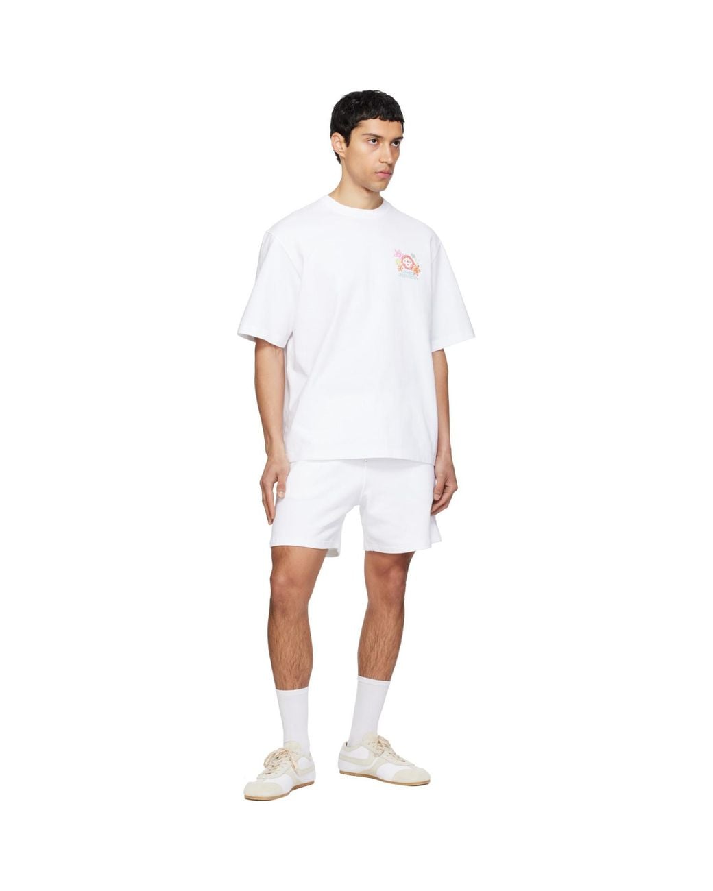Casablanca White Collage D'Icônes Graphique T-Shirt for men