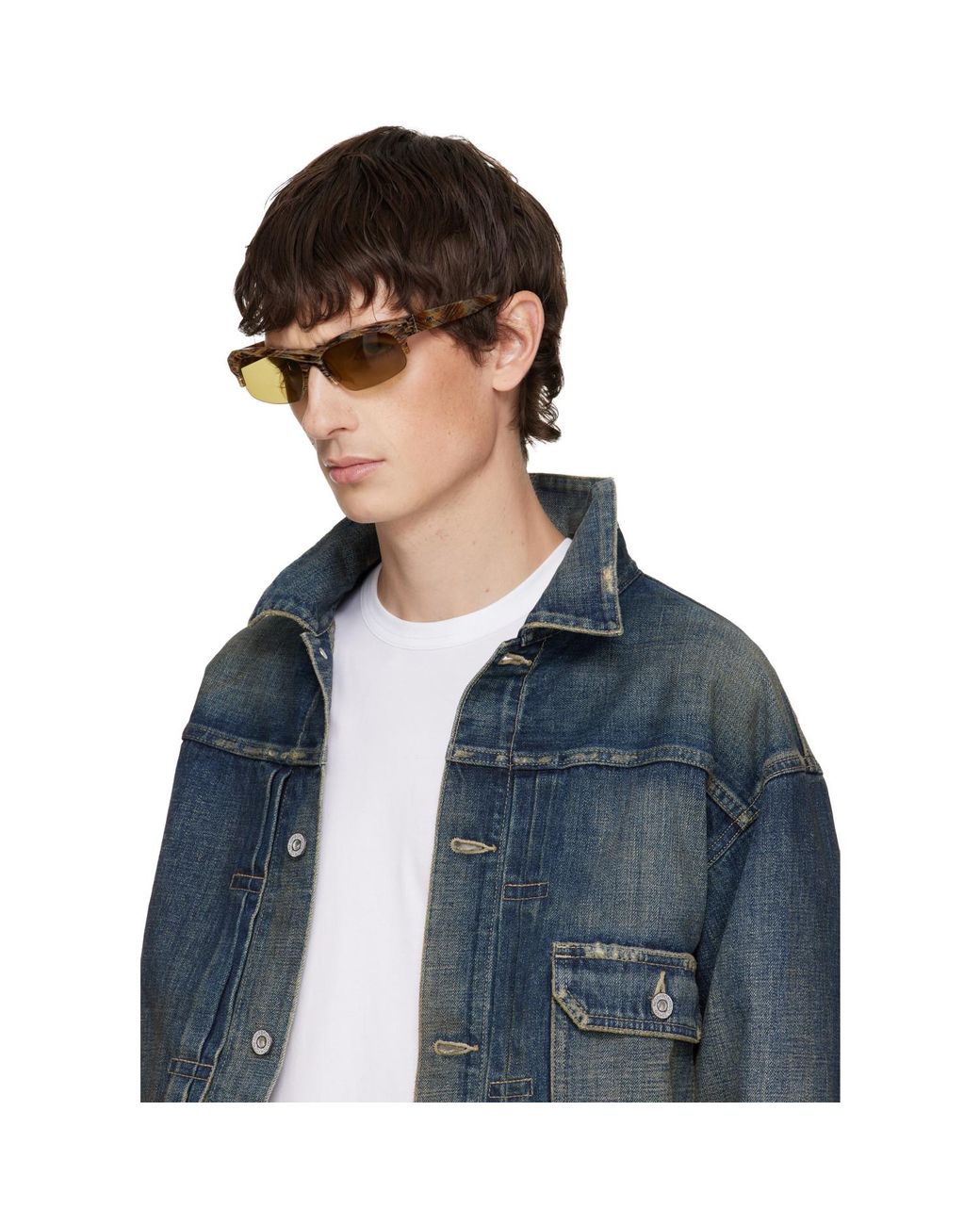 Retrosuperfuture Black Scatto Sunglasses for men