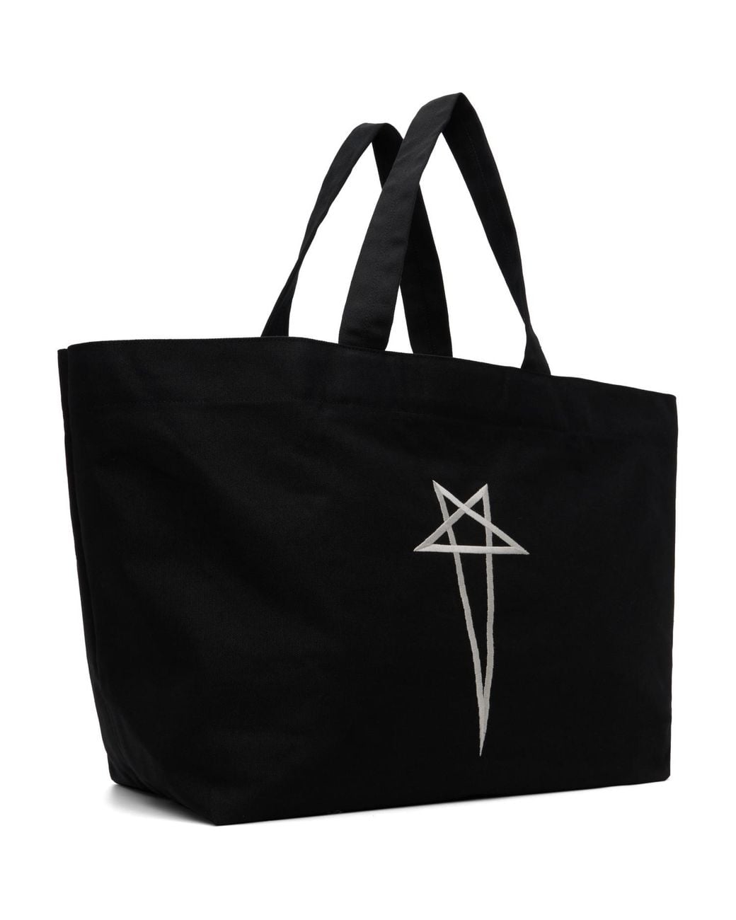 Rick Owens Black Temple Beach Tote for men