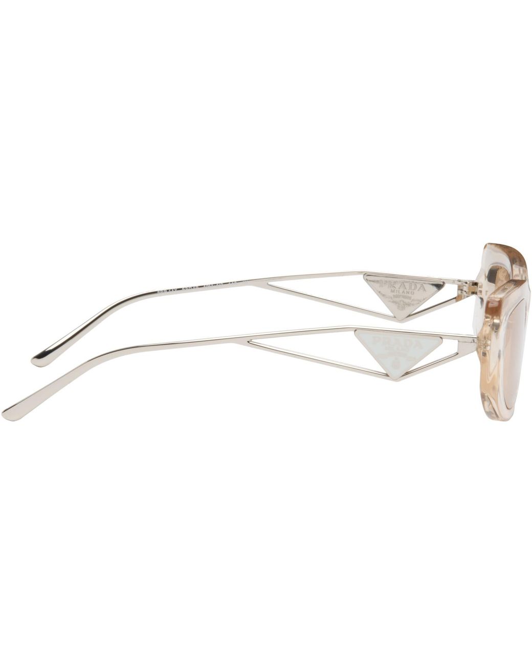 Prada Pink Triangle Logo Sunglasses