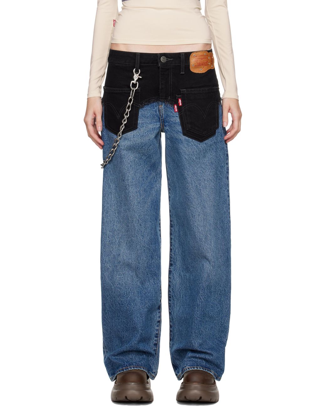 【LEVIS×ADSB ANDERSSON BELL 】BAGGY JEAN Levi's® X Adsb Andersson Bell Baggy Jeans - Medium Wash