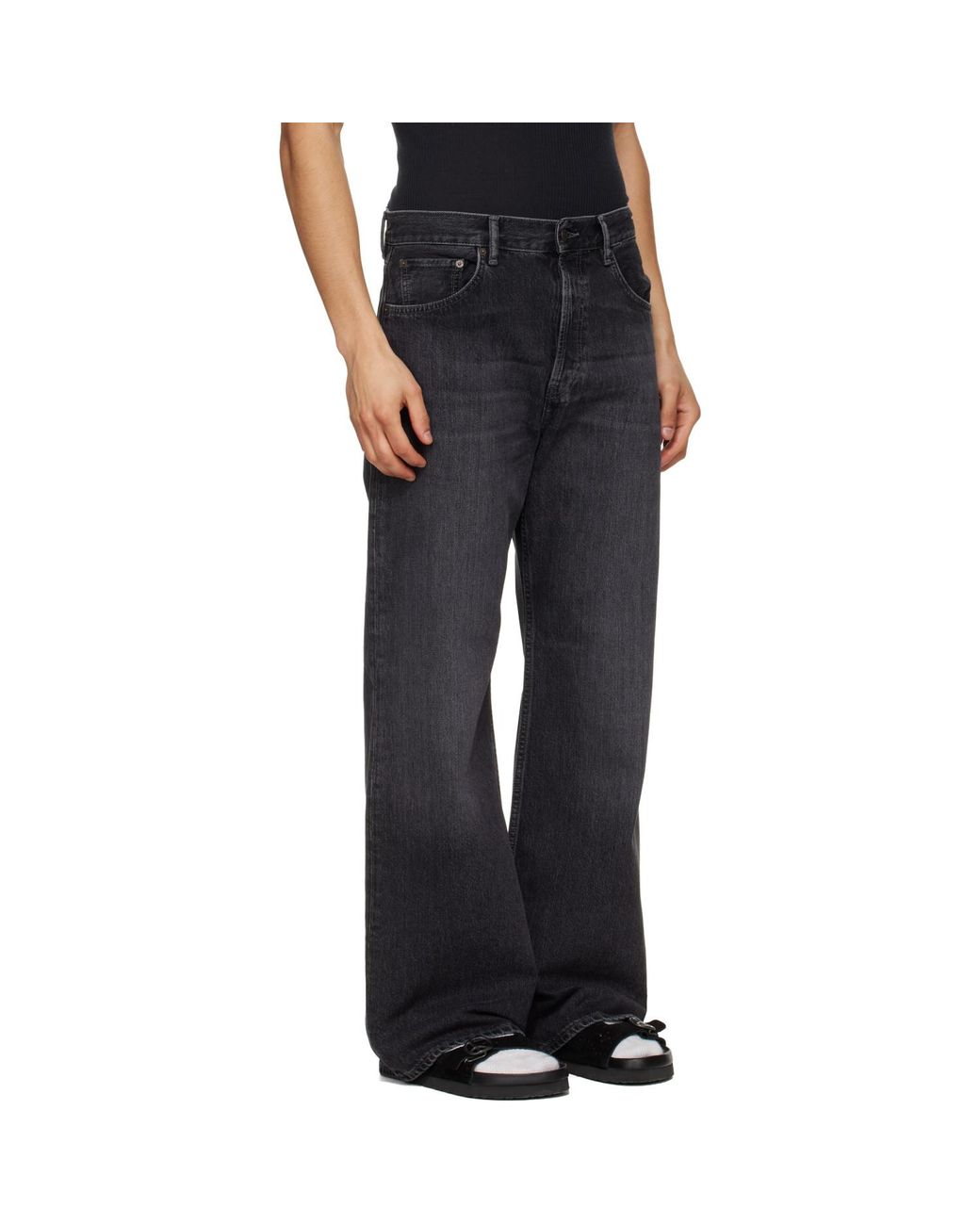 Acne Black Regular Fit 2021M Jeans for men