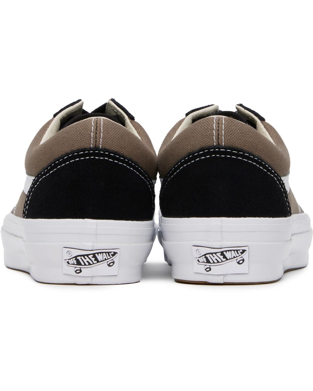 Vans Black Taupe Premium Old Skool Sneakers for men