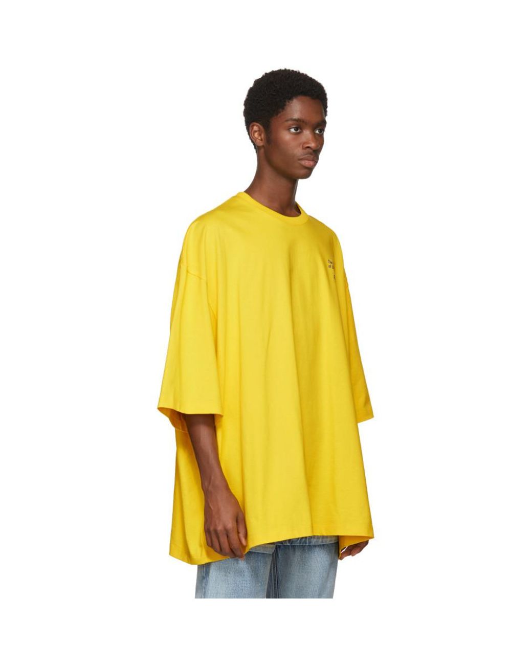 økologisk Zeal Flipper Balenciaga Yellow Power Of Dreams Big Fit T-shirt for Men | Lyst Canada