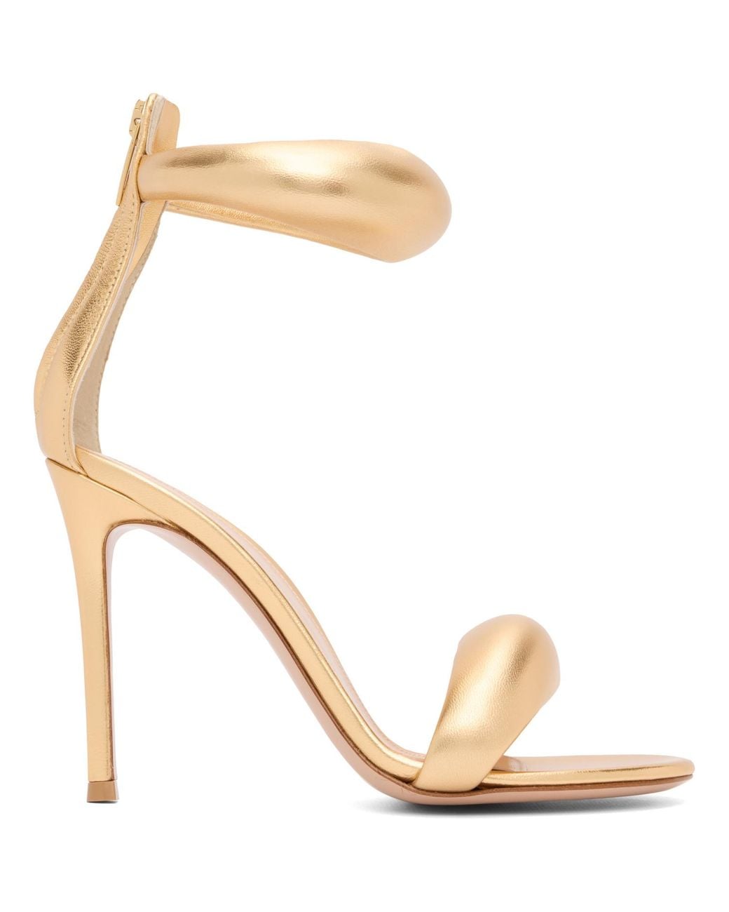 Gianvito Rossi Natural Bijoux Heeled Sandals