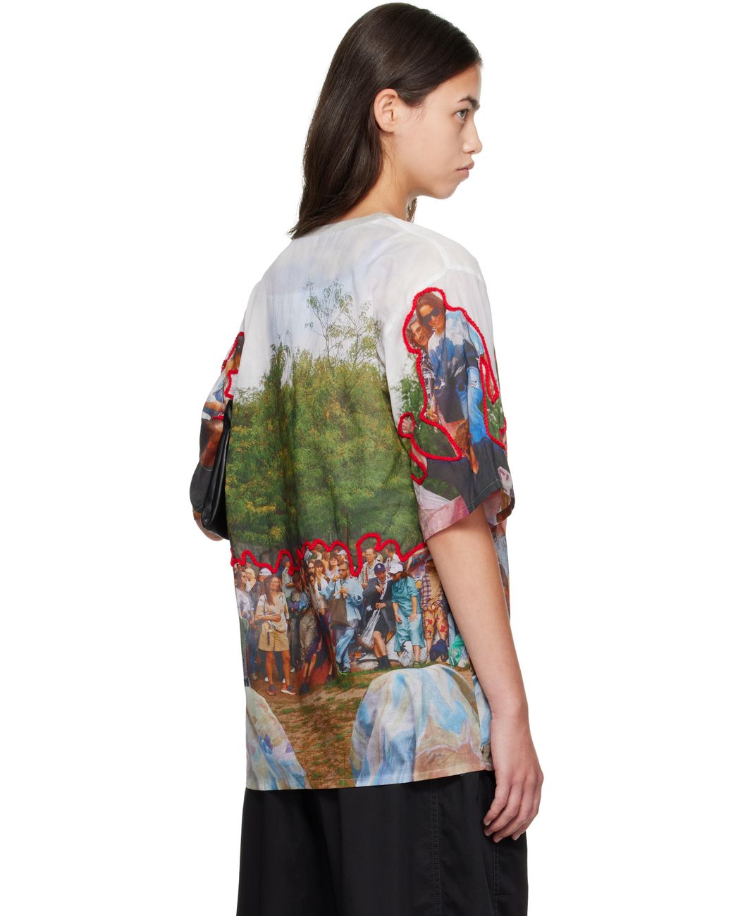 Bless Embellished Holidaychorus T-Shirt in Black | Lyst