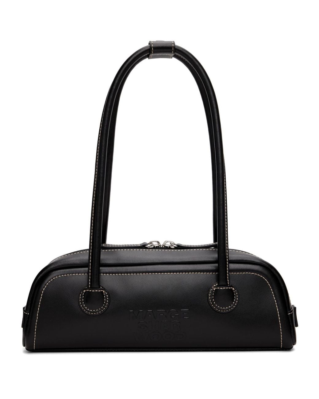 MARGE SHERWOOD Black Soft Boston Ew Mini Bag