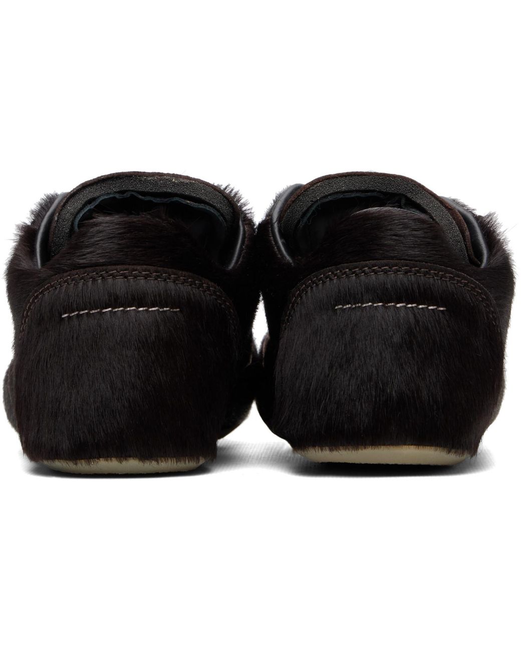 MM6 by Maison Margiela Black Anatomic Sneakers