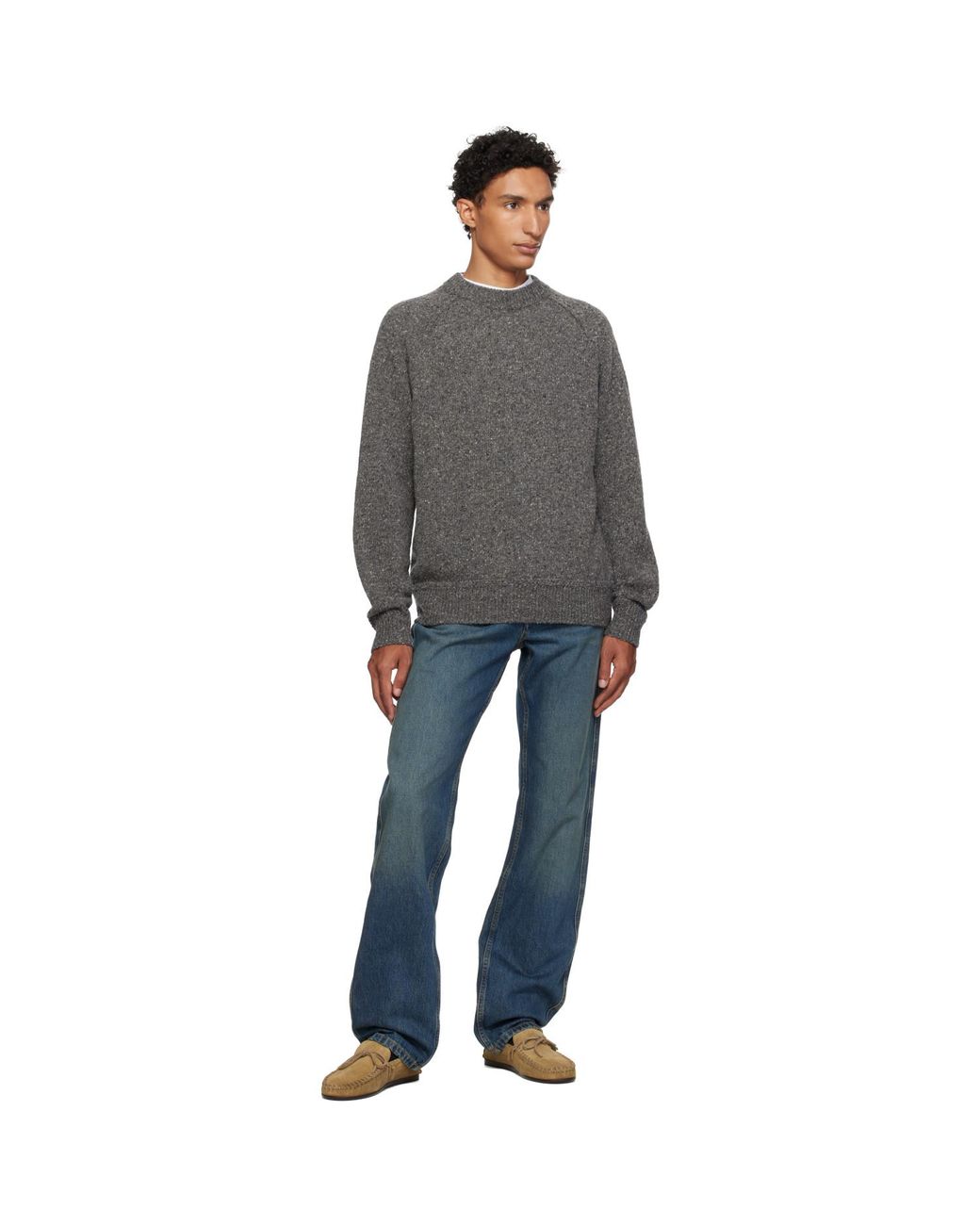 Isabel Marant Gray Koman Pullover Sweater for men