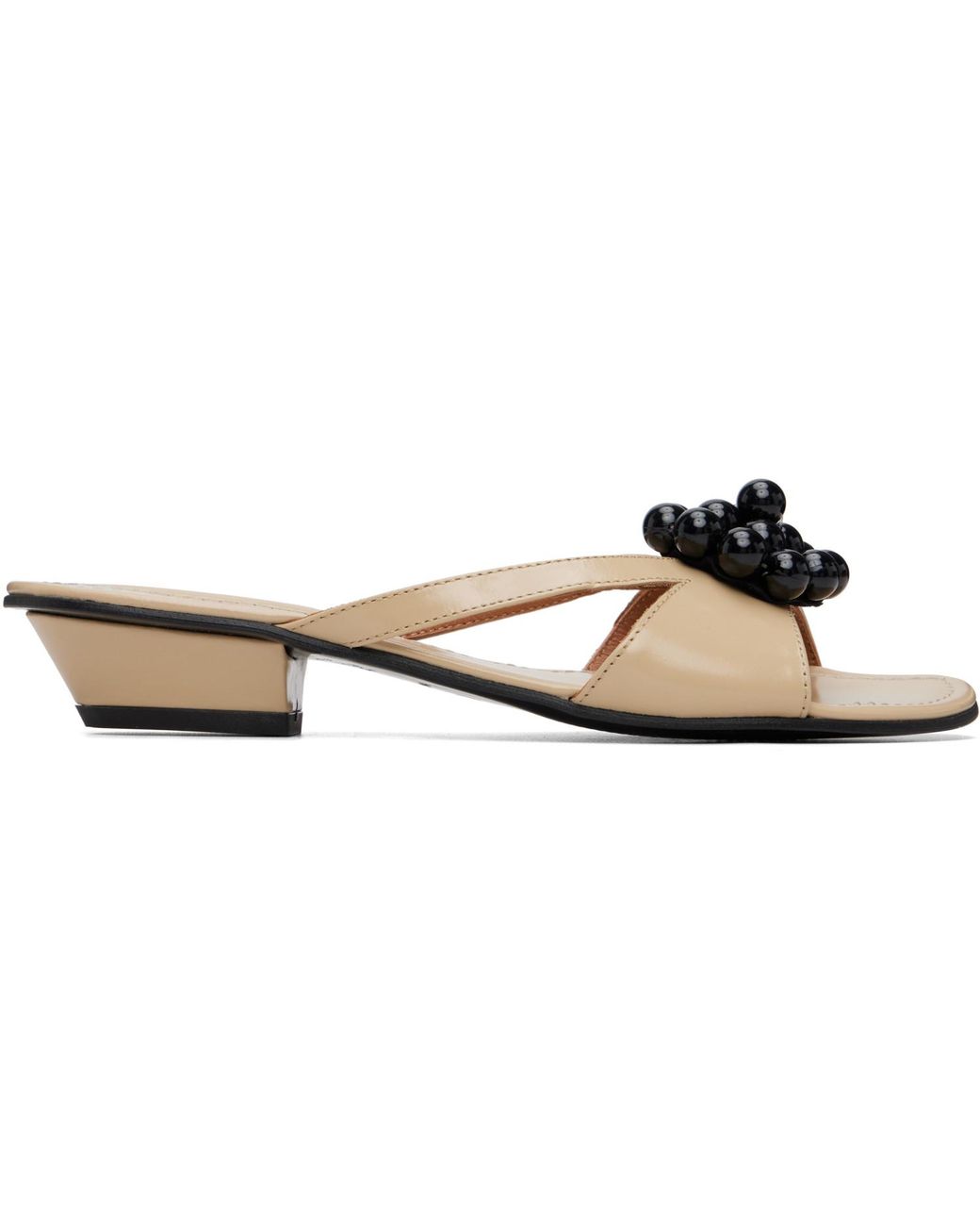 About Arianne Natural Flora Heeled Sandals