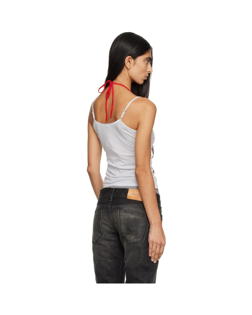 Raimundo Langlois Black Ssense Exclusive V-Neck Camisole