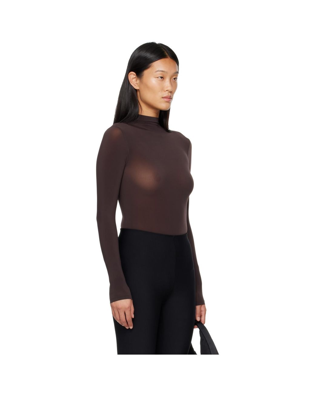 Wolford Purple Buenos Aires String Bodysuit