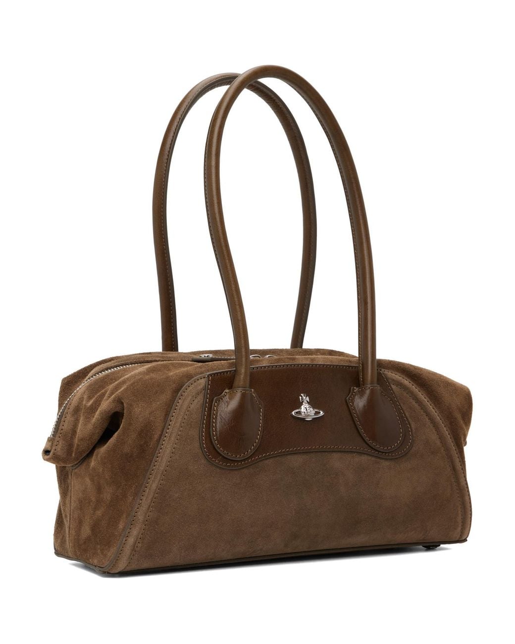 Vivienne Westwood Brown Khaki Shirley Small Holdall Bag