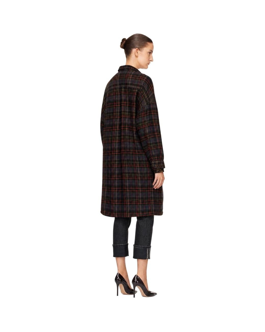 R13 Black Jumbo Padded Coat