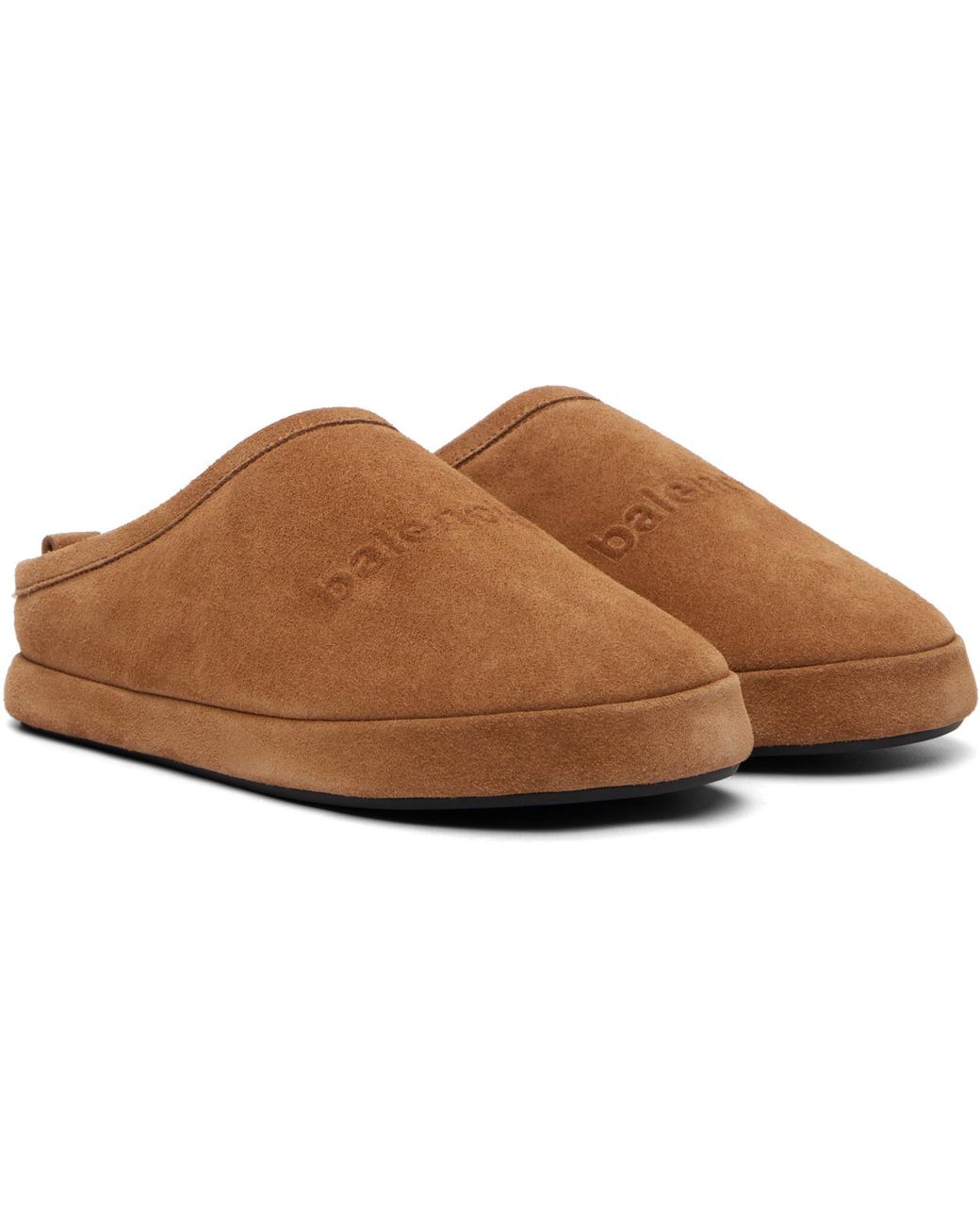 Balenciaga Brown Tan Alaska Slippers