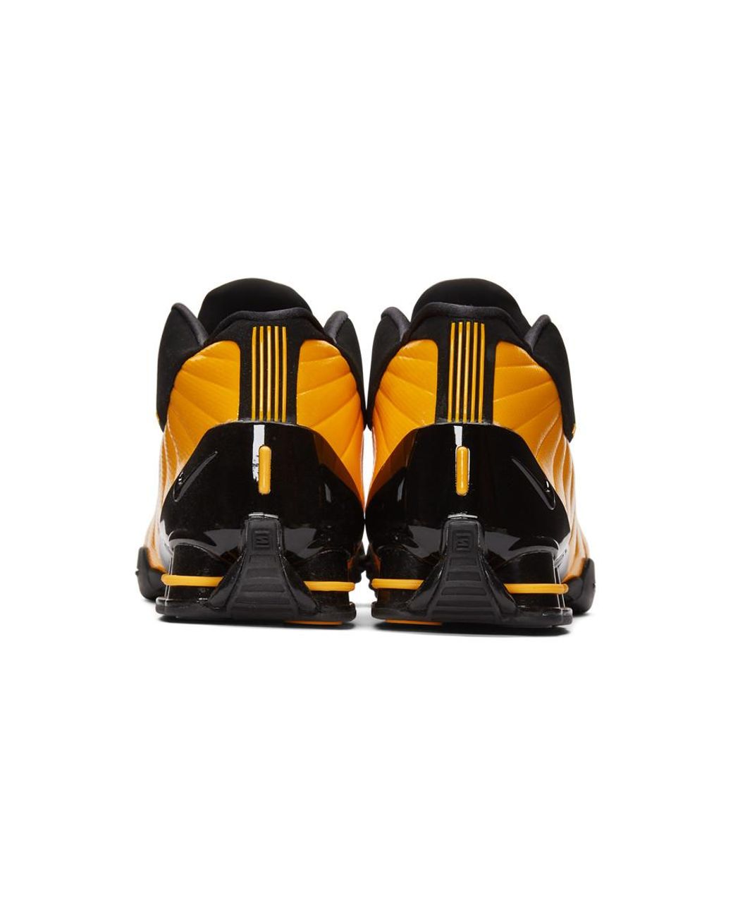 Nike Black And Yellow Shox Bb4 Sneakers for Men | Lyst