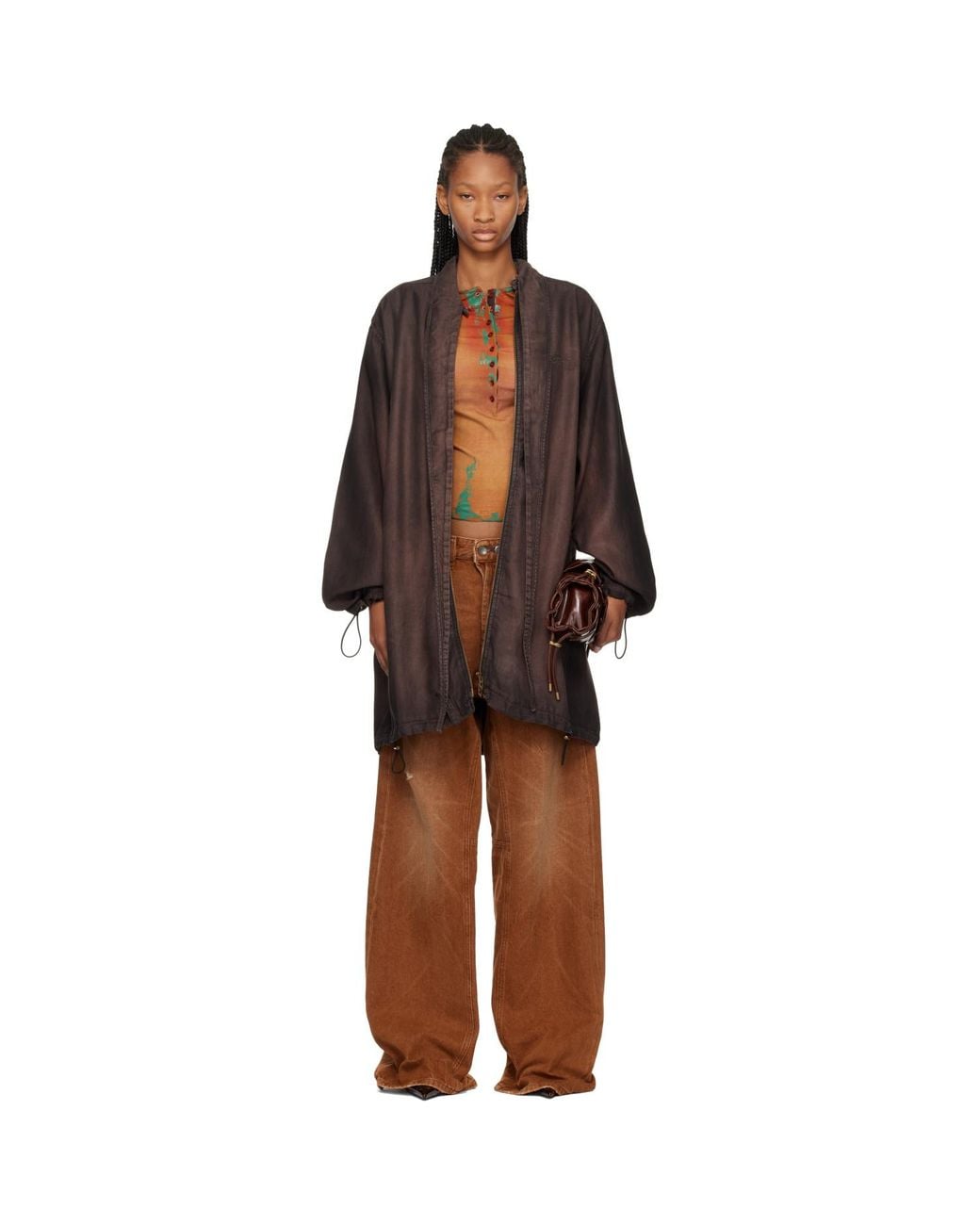 DIESEL Brown De-Troit-S Jacket