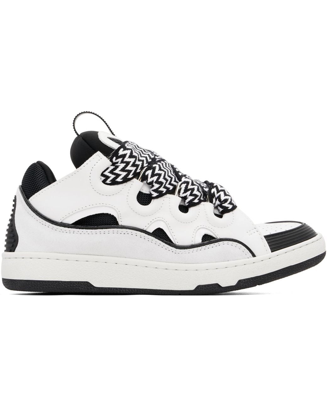 Lanvin White Curb Sneakers for men