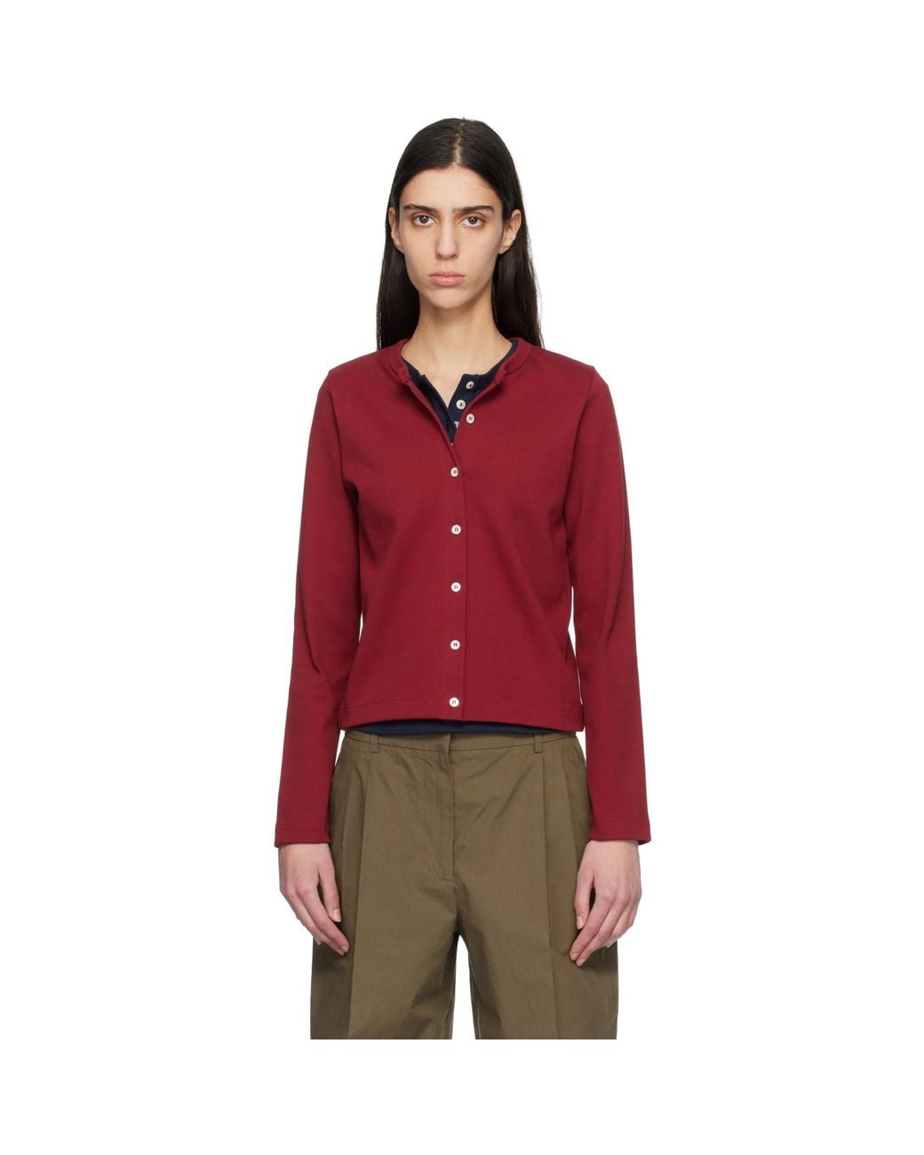 Flore Flore Red Poppy Cardigan