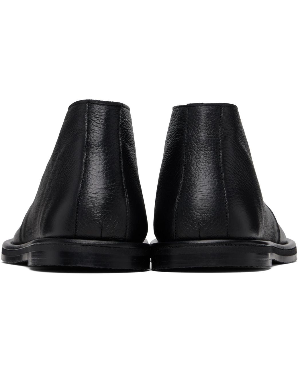 Studio Nicholson Black Woodrow Desert Boots for men