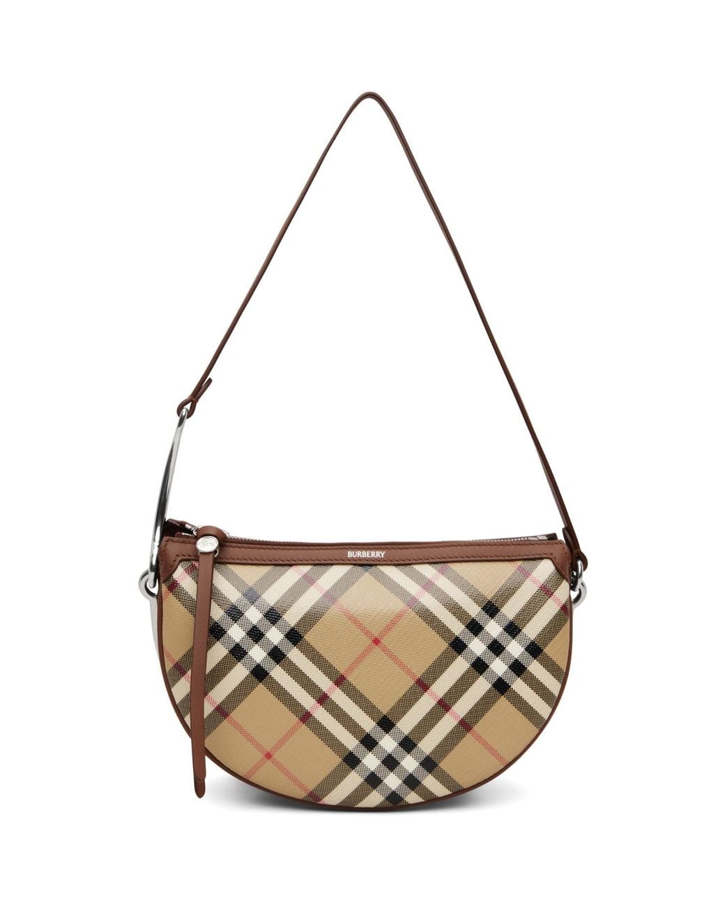 Burberry Metallic Small Bridle Saddle Bag