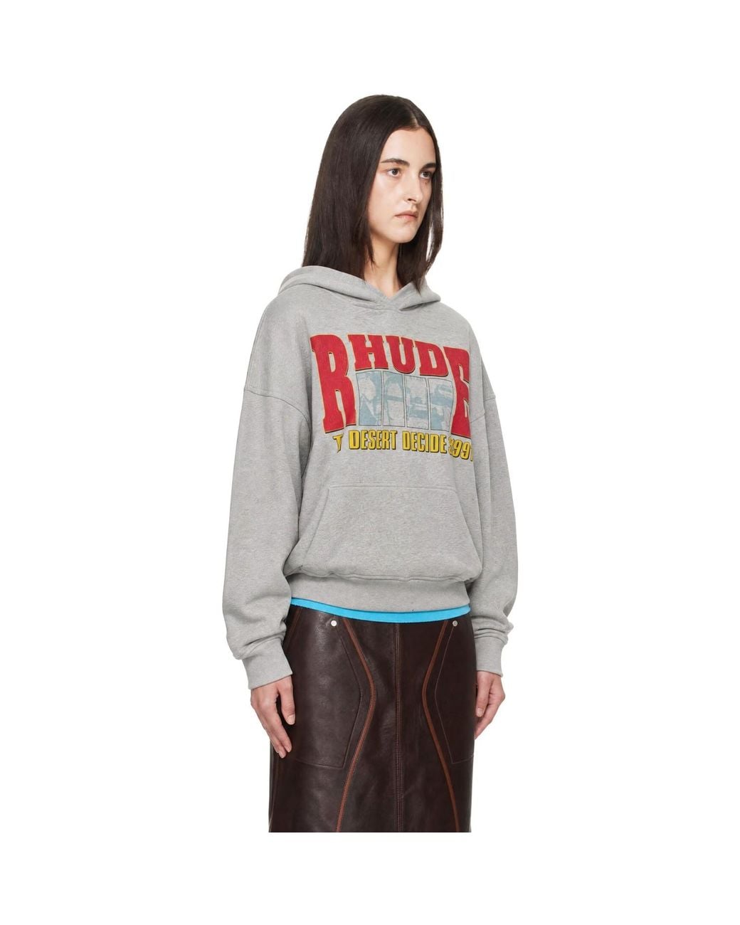 Rhude Gray 'The Desert Decides' Hoodie