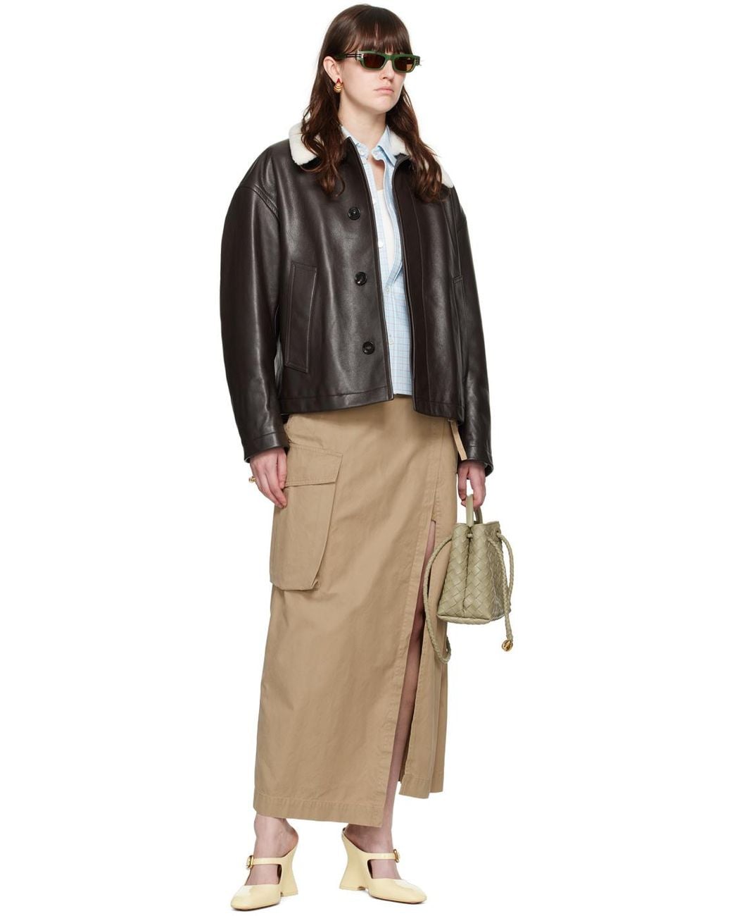 Bottega Veneta Metallic Knot Ring