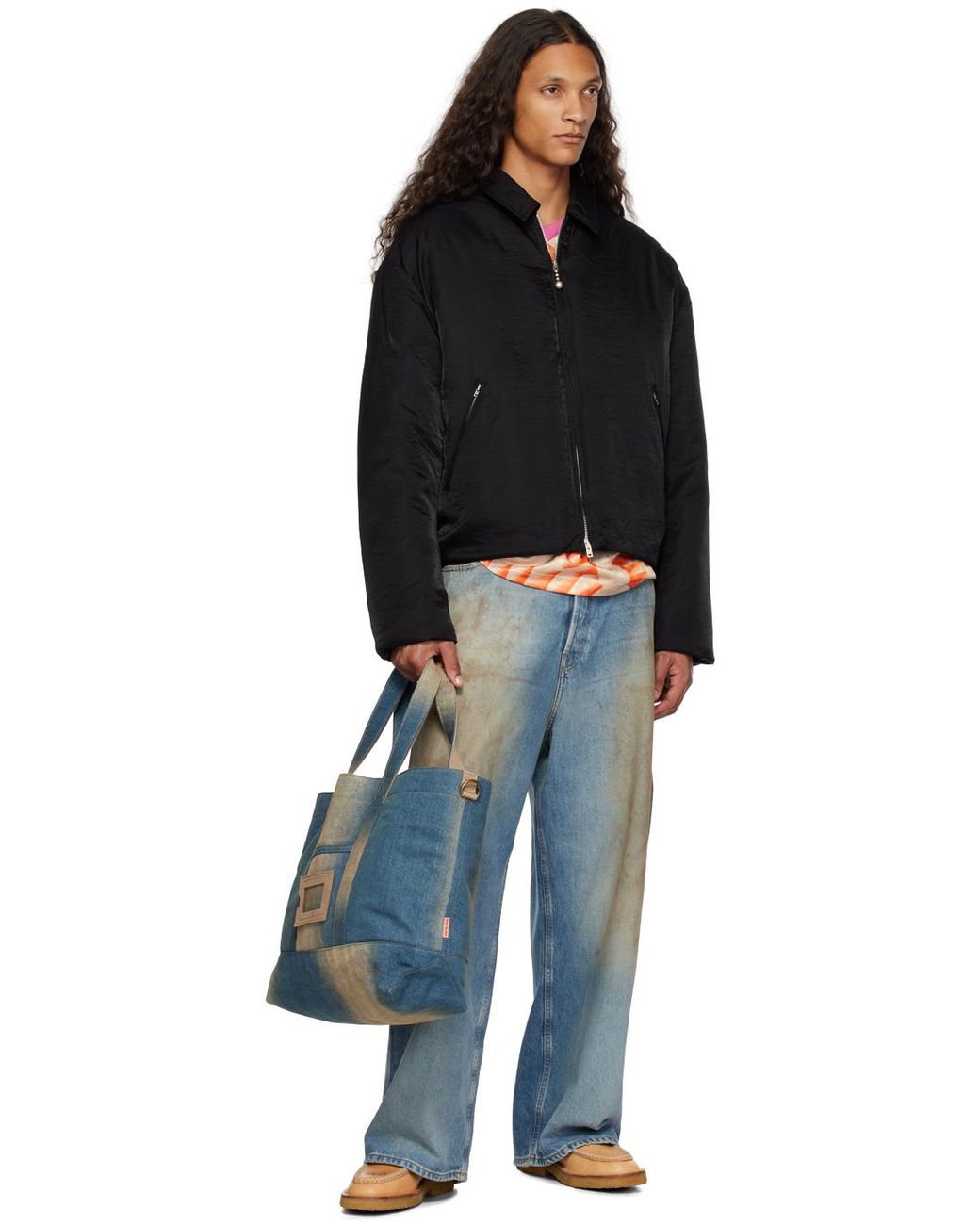 メンズ Acne Studios クリンクル ダウンジャケット ブラック | Lyst メンズ Acne Studios クリンクル ダウンジャケット ブラック | Lyst