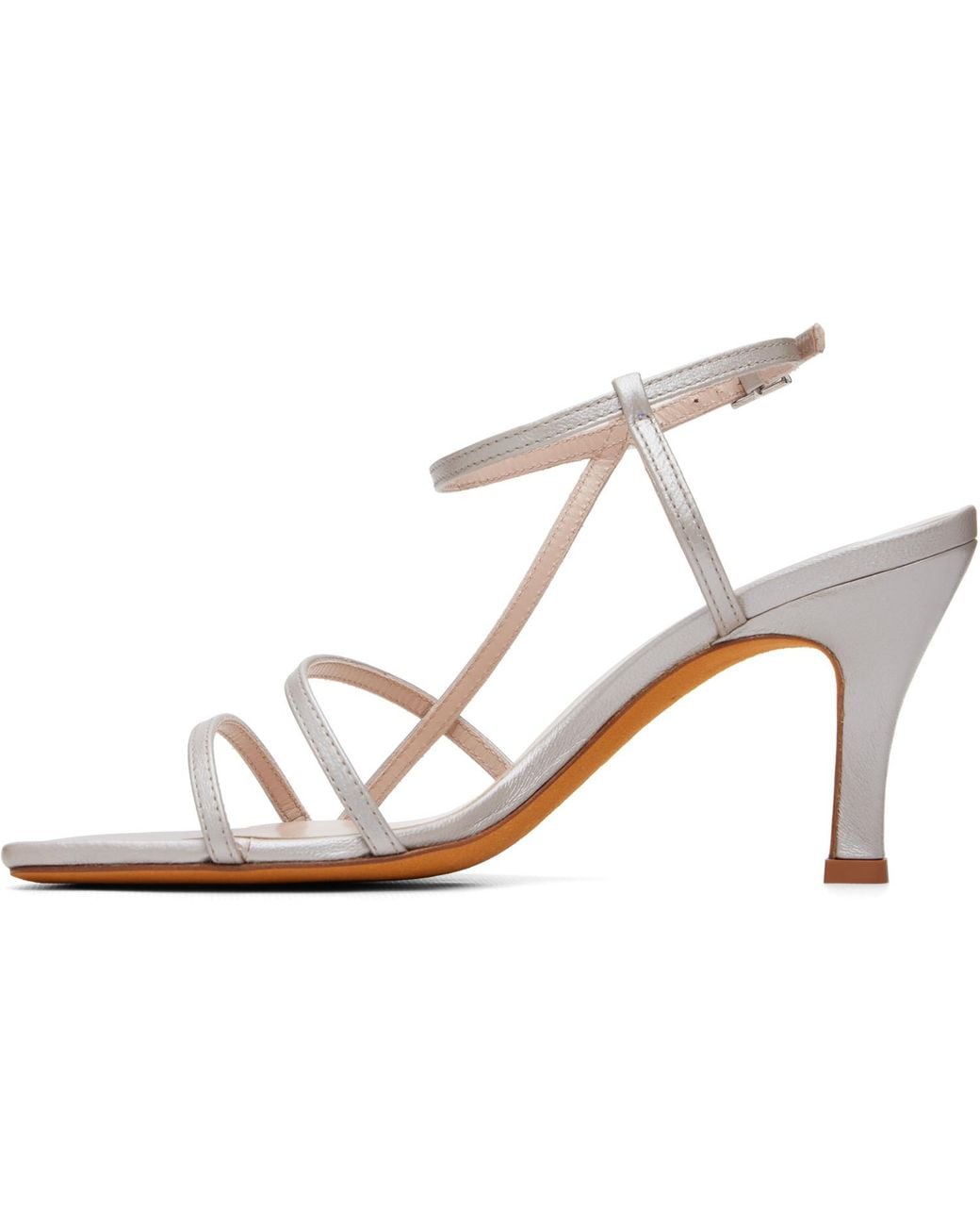 Maryam Nassir Zadeh White Irene Heeled Sandals