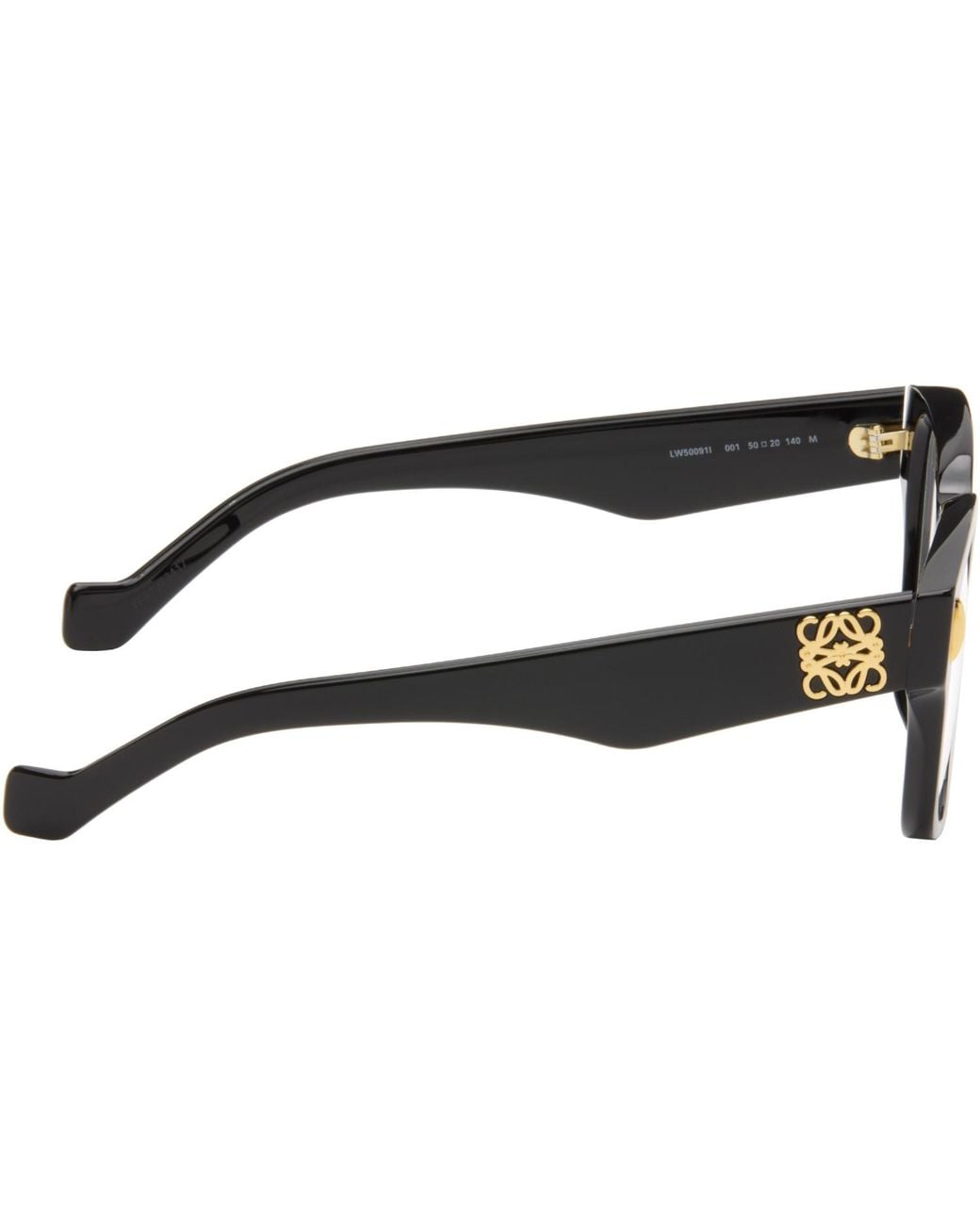 Loewe Black Anagram Logo Glasses