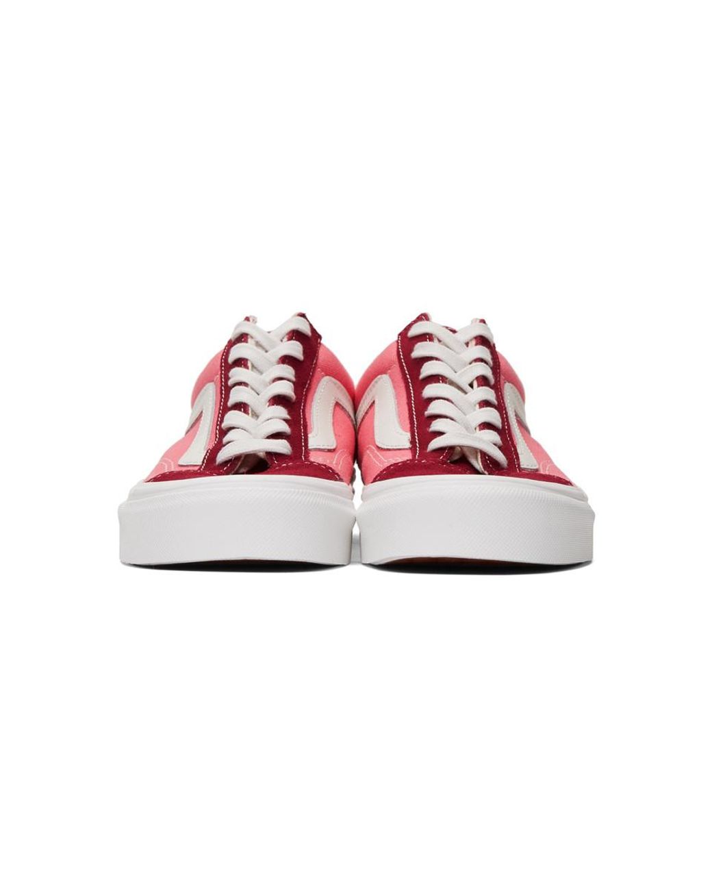Vans Pink And Burgundy Style 36 Sneakers in Red for Men | Lyst