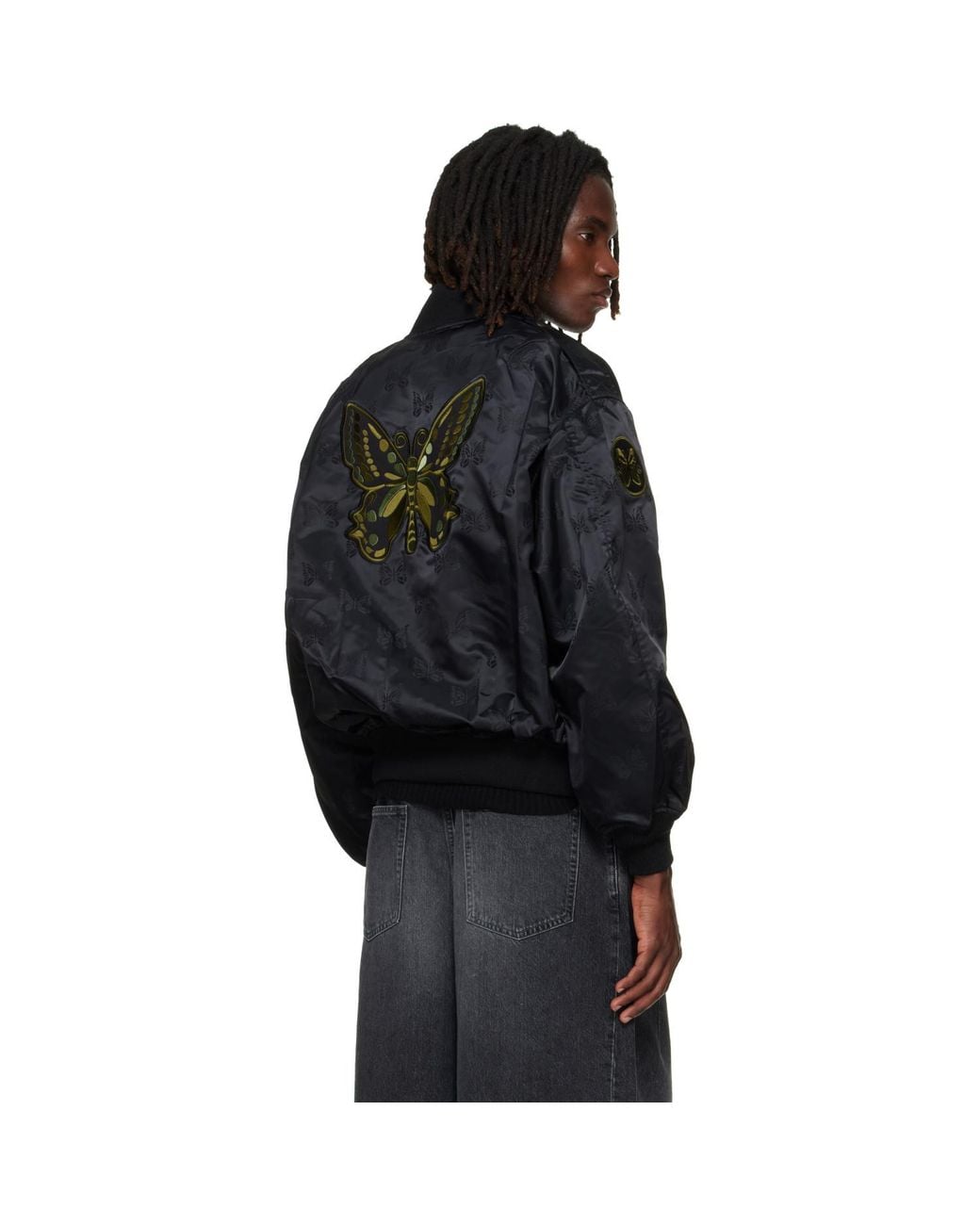 Needles Black L2-B Bomber Jacket for men