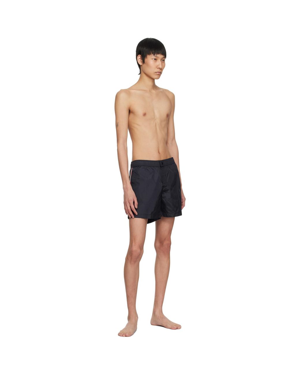 Moncler Blue Archivio Swim Shorts for men