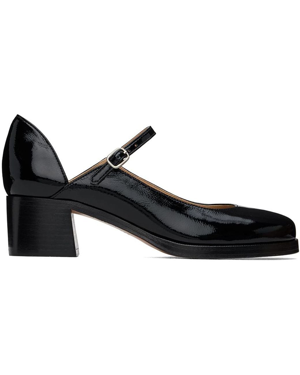 A.P.C. Jade Mary Jane Heels in Black | Lyst A.P.C. Jade Mary Jane Heels in Black | Lyst