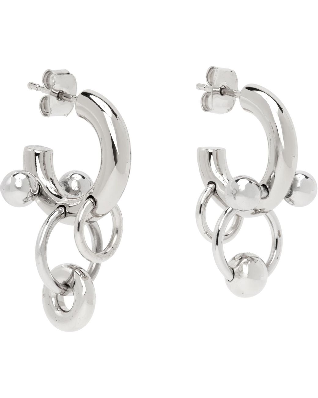 Justine Clenquet Metallic Cecilia Earrings for men