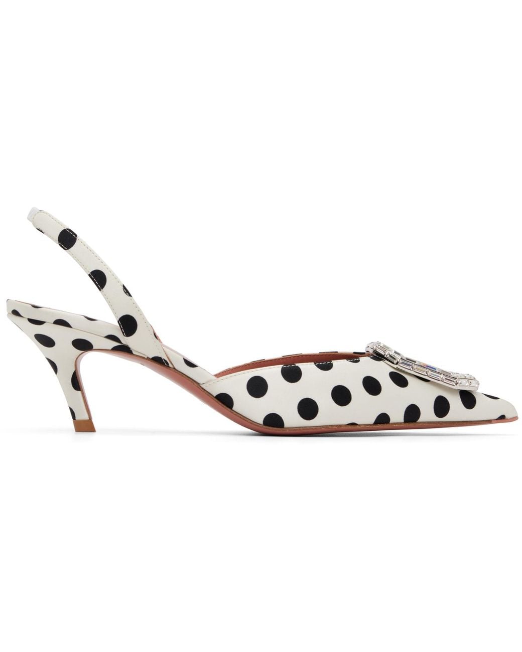 AMINA MUADDI Black Camelia Sling 60 Heels