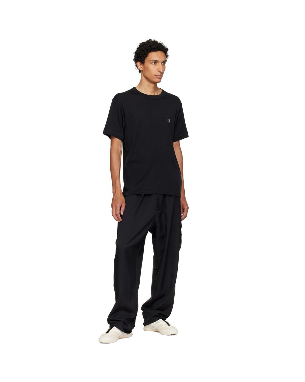 Y-3 Black Sport Uniform Cargo Pants for men