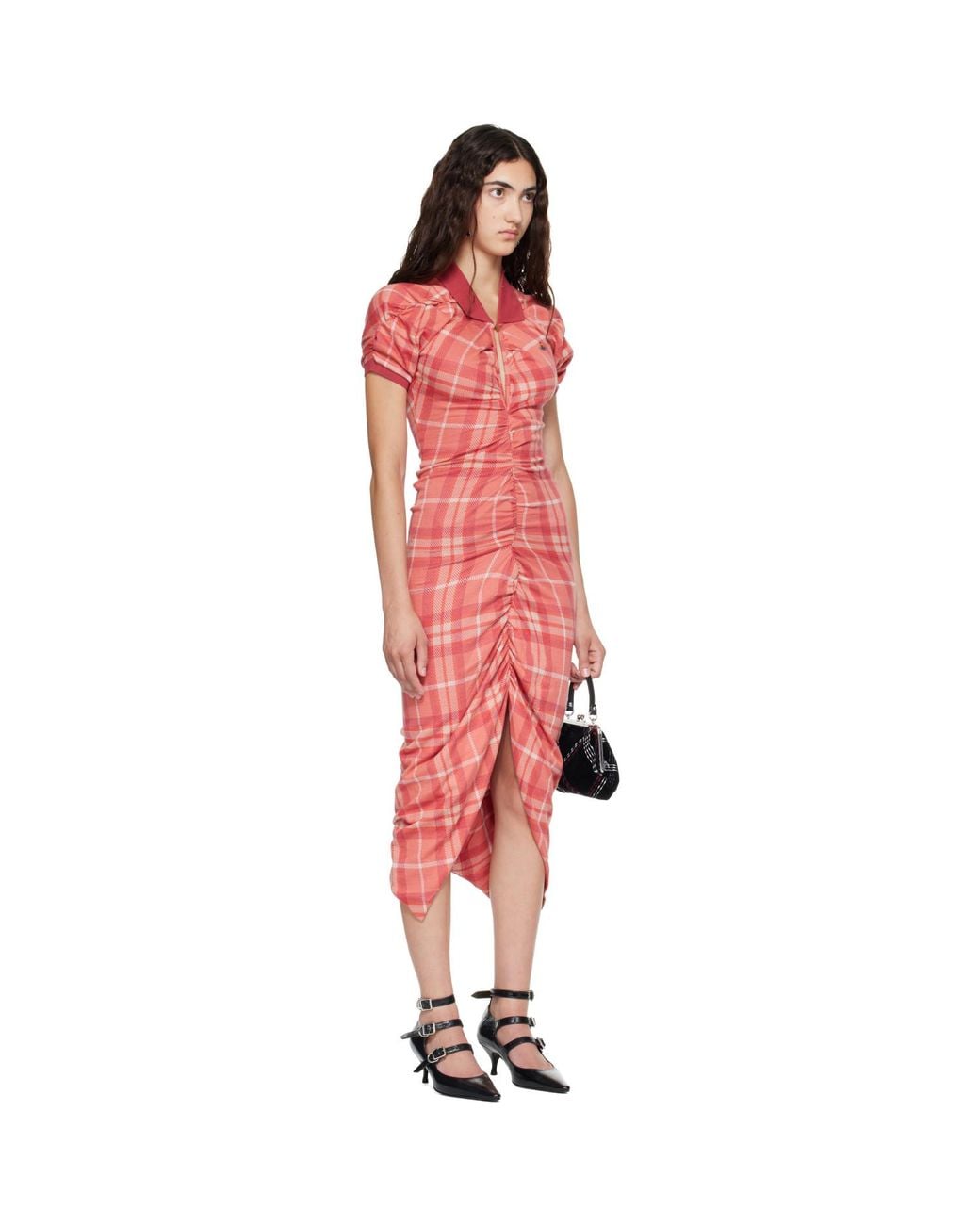 Vivienne Westwood Red Pulling Midi Dress