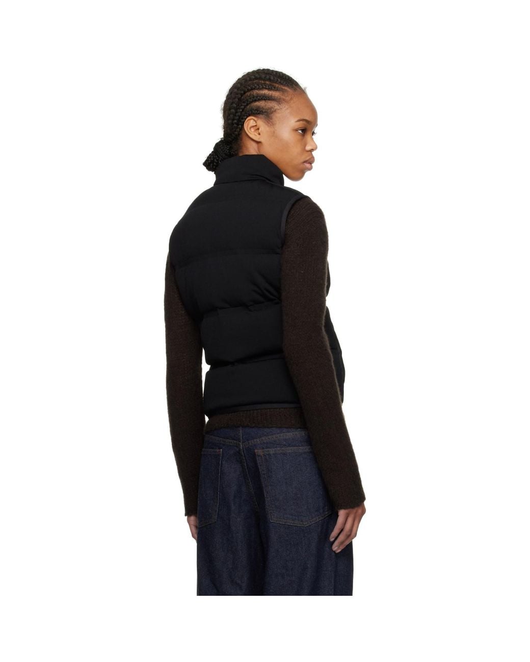 Moncler Black Quilted Down Vest