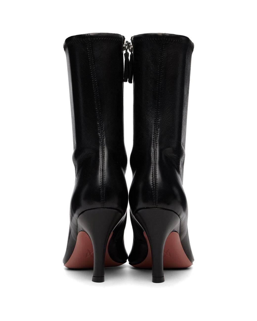 AMINA MUADDI Black Jamie Stretch 80 Boots
