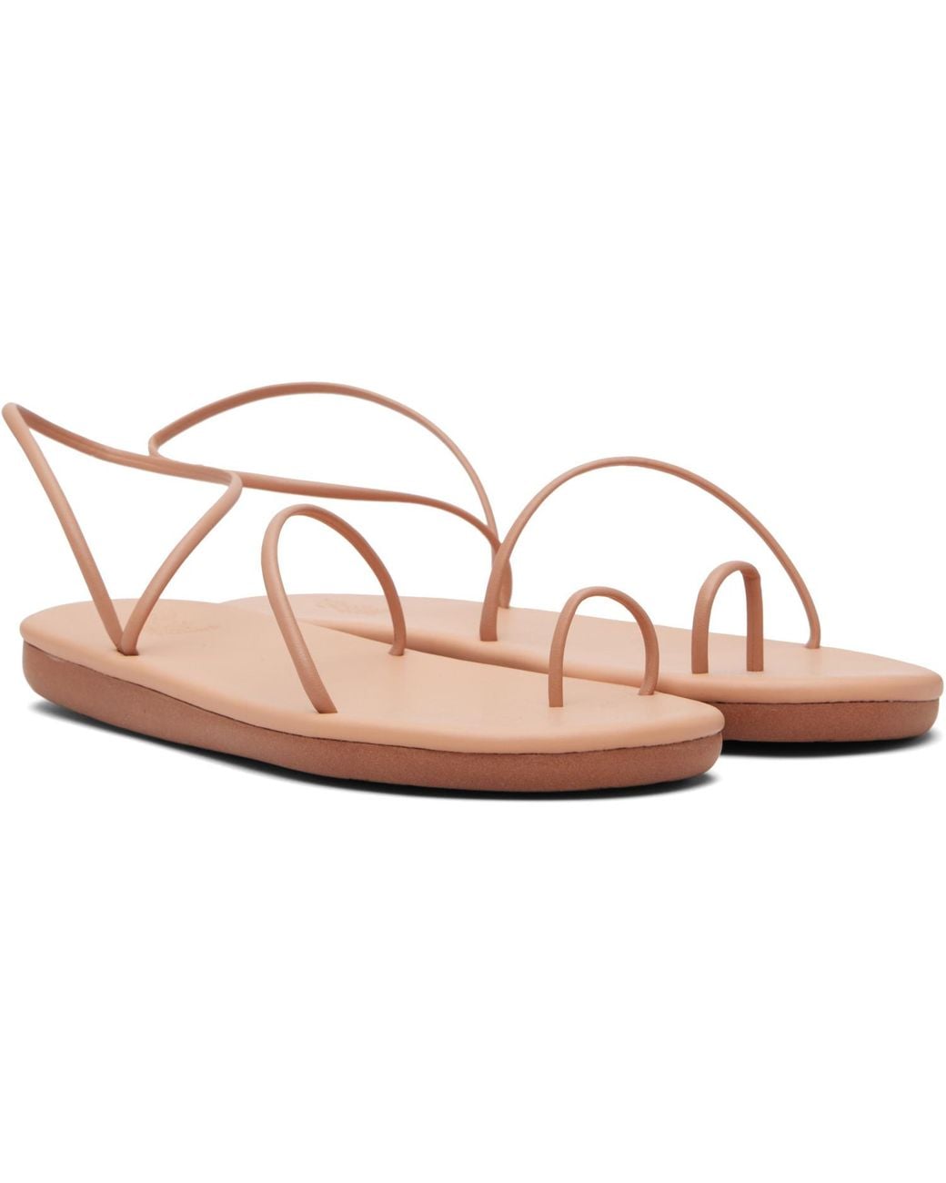 Ancient Greek Sandals Pink Kansiz Sandals
