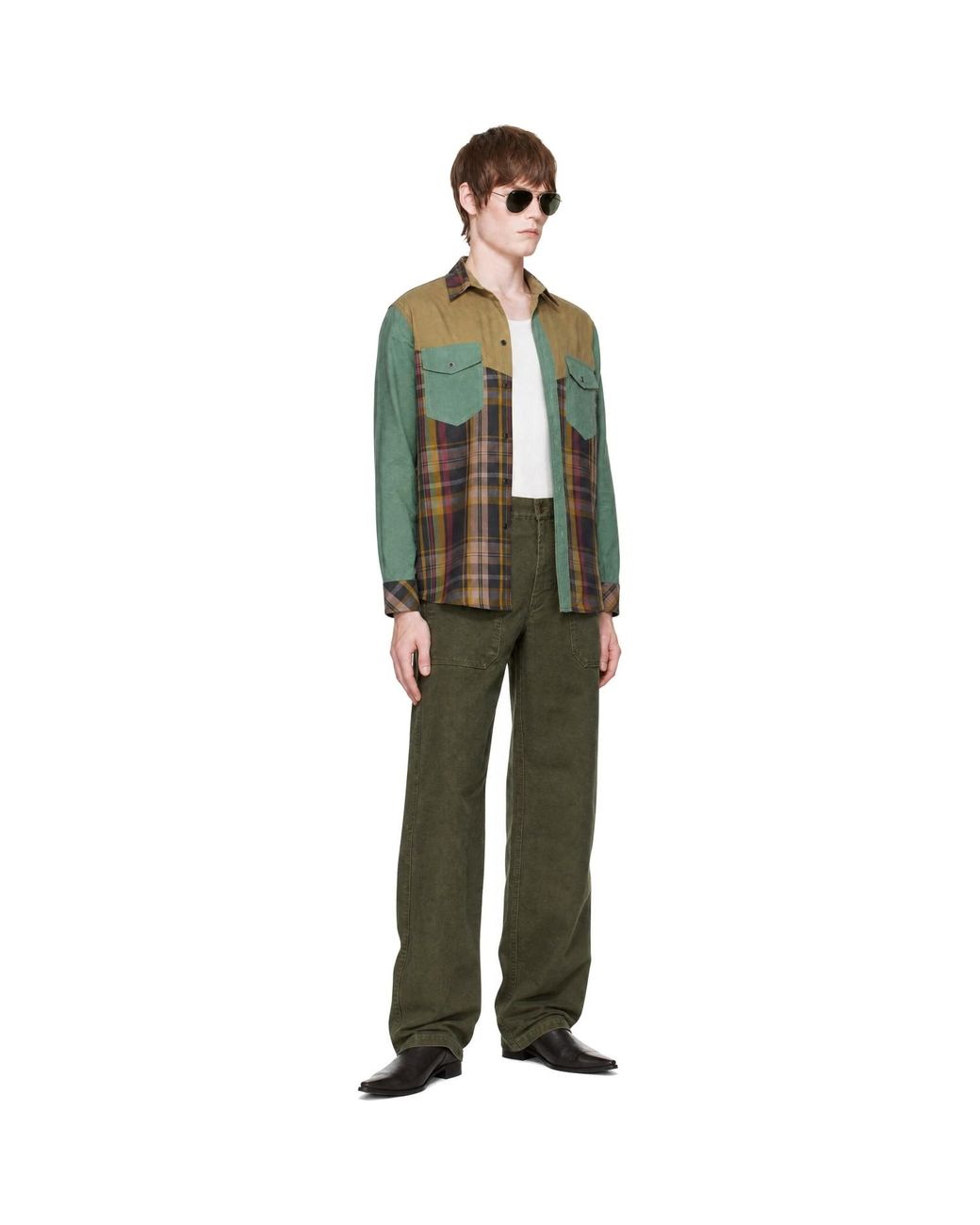 Isabel Marant Green Sacha Shirt for men