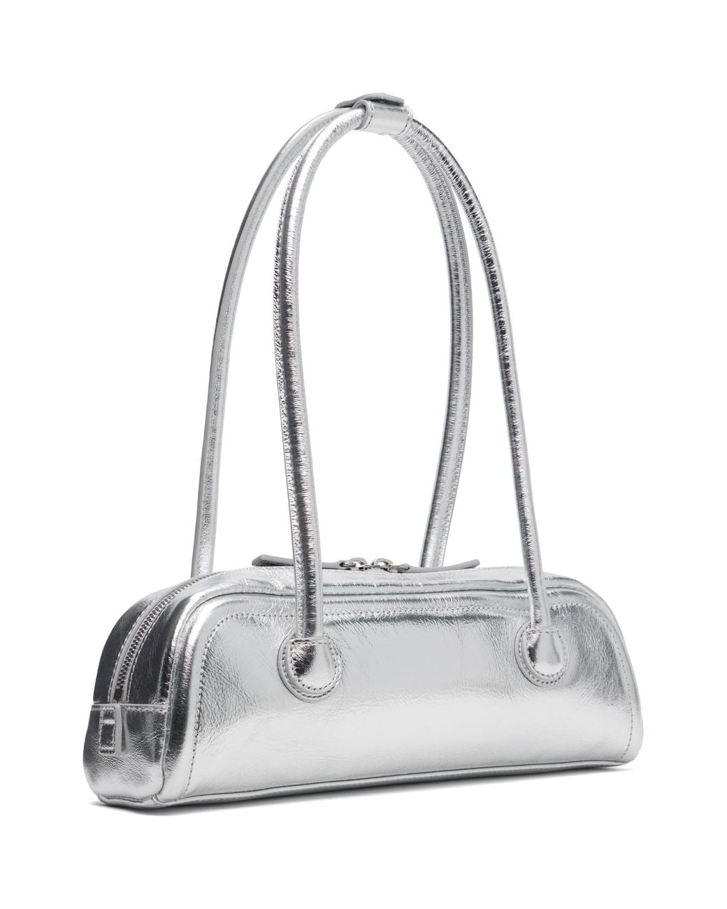 MARGE SHERWOOD Gray Soft Boston Ew Mini Bag