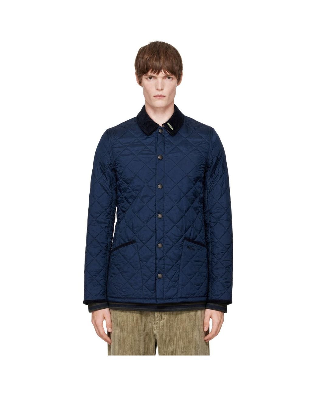 Barbour Blue Icons Heritage Quilted Jacket for men