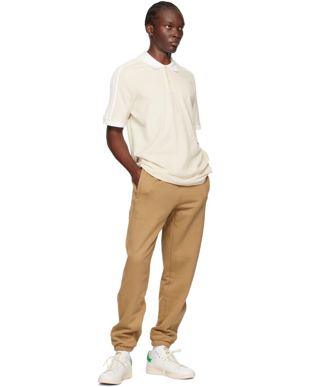 Tan adidas sweatpants new arrivals